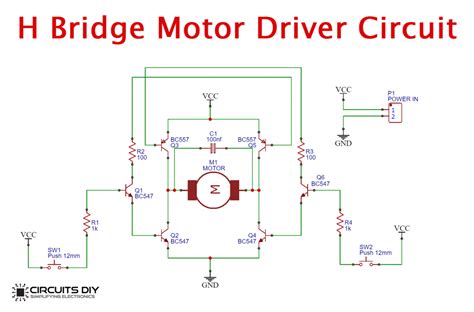 h-bridge circuit with p chanel mos|h bridge motor circuit diagram.